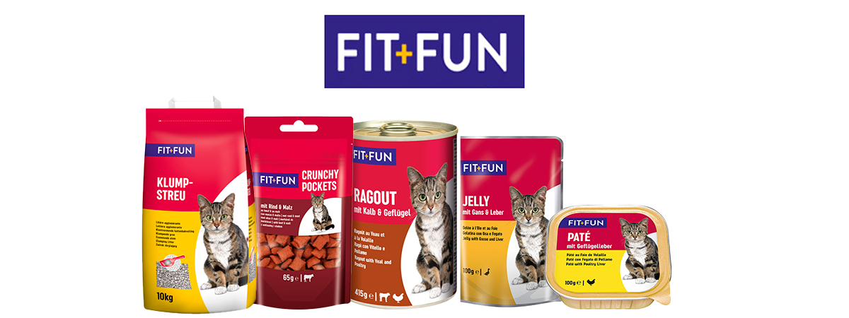 Fit+Fun kattemad i Maxi Zoo