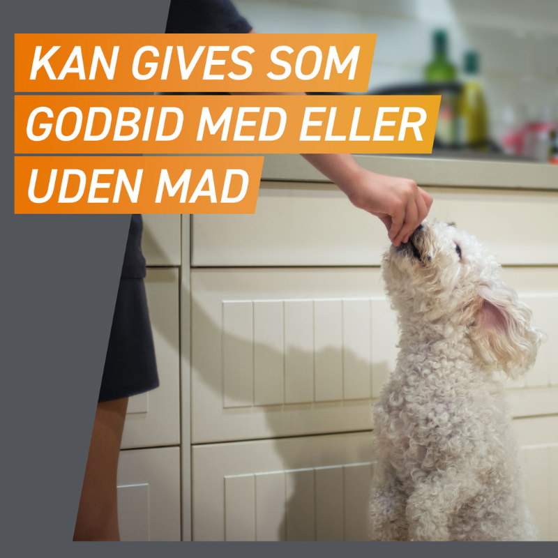 Flåt- & loppemiddel tyggetabletter hund 25-50 kg - 3 stk/pk - Maxi Zoo Danmark