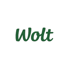 Levering med Wolt fra Maxi Zoo - logo Wolt